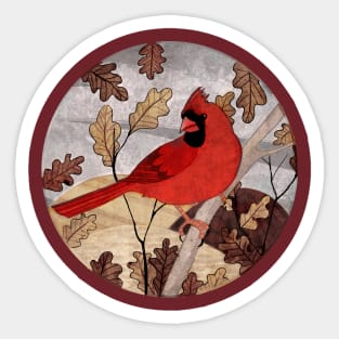 Cardinal Sticker